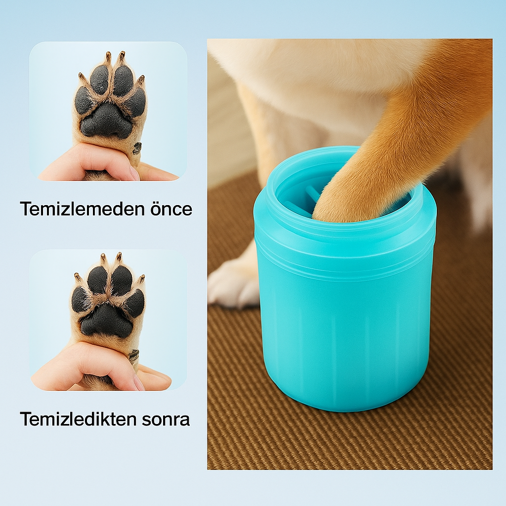 Köpek Pati Temizleme-Yıkama Kabı